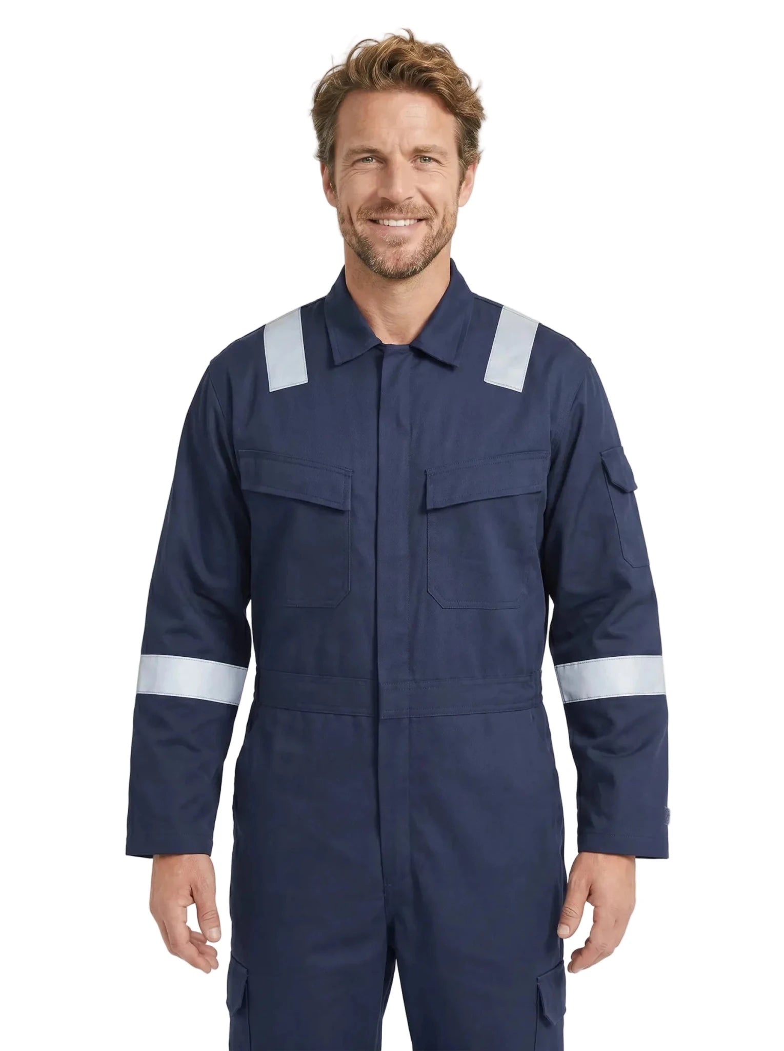 Buzo Ignífugo Korvo KFR650 – NFPA 2112 Categoría 2, 11 CAL, Fibra de Carbono Antiestática para Minería e Industria - Anditek