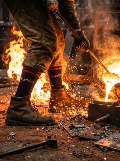 Calcetín Ignífugo Antiestático Absolute Fire – Protección Térmica EN ISO 14116 - Anditek