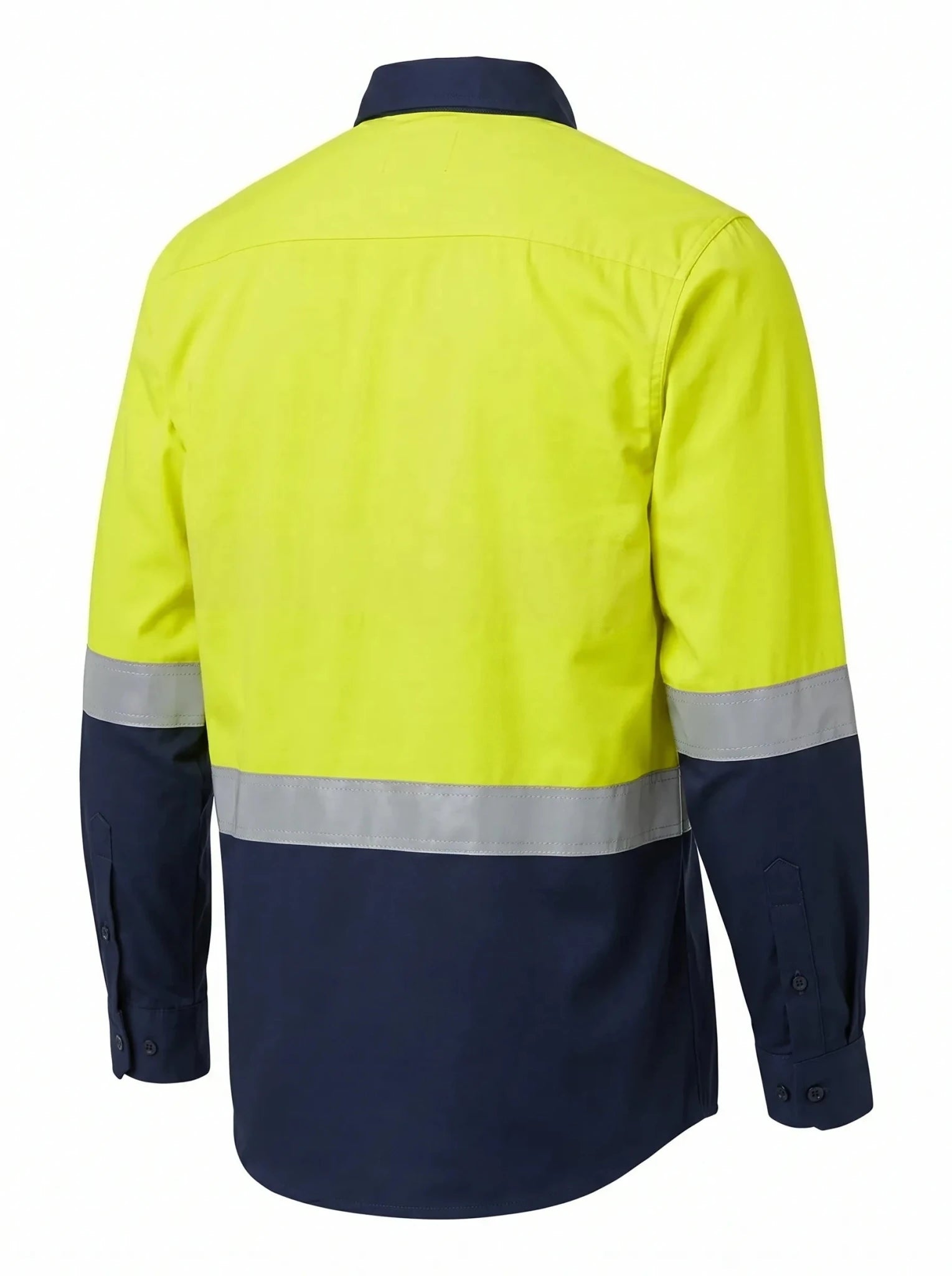 Camisa Ignífuga Antiestática Korvo KFR600 – NFPA 2112 NFPA 70E ASTM F1506 Azul Amarillo Chile - Anditek