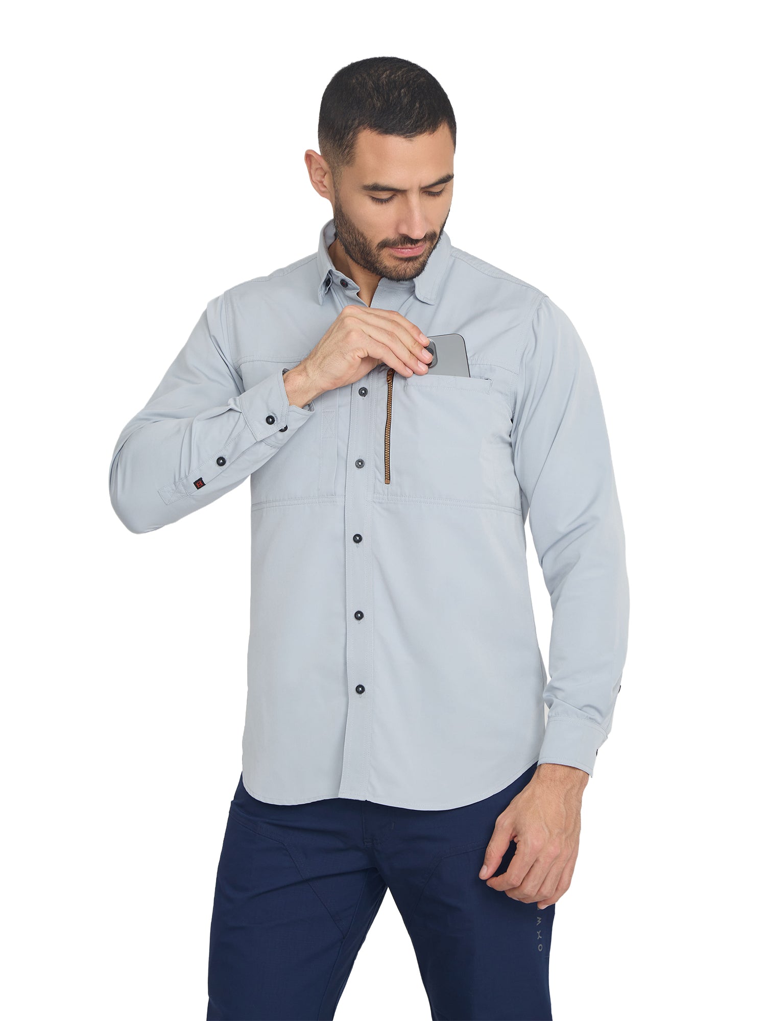 Camisa Técnica Antiácida Hombre Oxwear Kiruna - Anditek