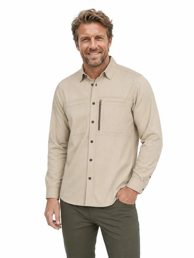 Camisa Técnica Antiácida Hombre Oxwear Kiruna – UPF 50+ Zonas Ventilación Slim Fit Chile - Anditek