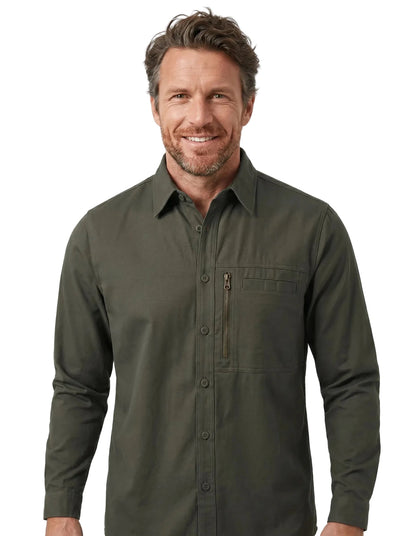 Camisa Técnica Antiácida Hombre Oxwear Kiruna – UPF 50+ Zonas Ventilación Slim Fit Chile - Anditek