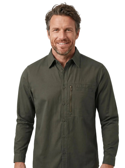 Camisa Técnica Antiácida Hombre Oxwear Kiruna – UPF 50+ Zonas Ventilación Slim Fit Chile - Anditek