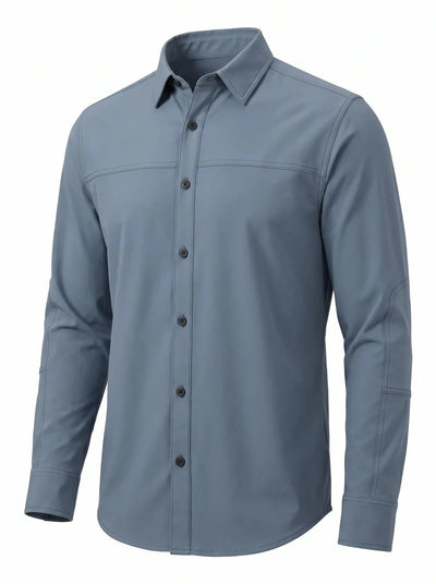 Camisa Técnica Antiácida Oxwear Atacama – UPF 50+ Antidesgarro Slim Fit 5 Colores Chile - Anditek