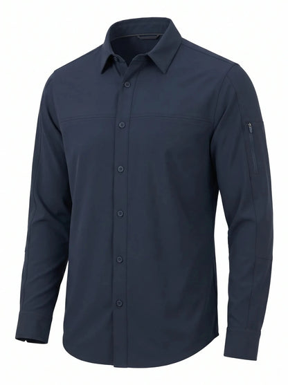 Camisa Técnica Antiácida Oxwear Atacama – UPF 50+ Antidesgarro Slim Fit 5 Colores Chile - Anditek