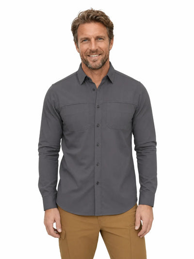 Camisa Técnica Antiácida Oxwear Atacama – UPF 50+ Antidesgarro Slim Fit 5 Colores Chile - Anditek