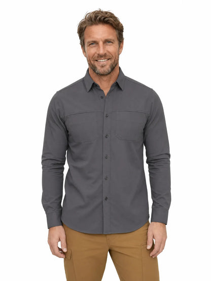 Camisa Técnica Antiácida Oxwear Atacama – UPF 50+ Antidesgarro Slim Fit 5 Colores Chile - Anditek