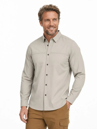Camisa Técnica Antiácida Oxwear Atacama – UPF 50+ Antidesgarro Slim Fit 5 Colores Chile - Anditek