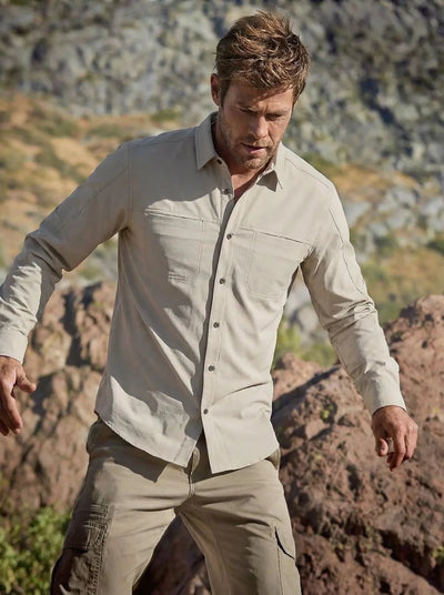 Camisa Técnica Antiácida Oxwear Atacama – UPF 50+ Antidesgarro Slim Fit 5 Colores Chile - Anditek