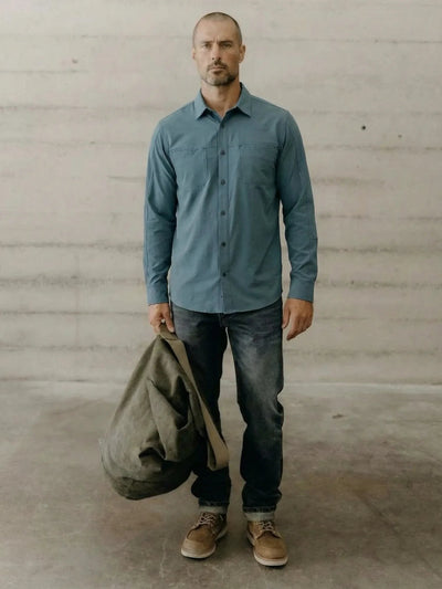 Camisa Técnica Antiácida Oxwear Atacama – UPF 50+ Antidesgarro Slim Fit 5 Colores Chile - Anditek