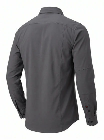 Camisa Técnica Antiácida Oxwear Atacama – UPF 50+ Antidesgarro Slim Fit 5 Colores Chile - Anditek