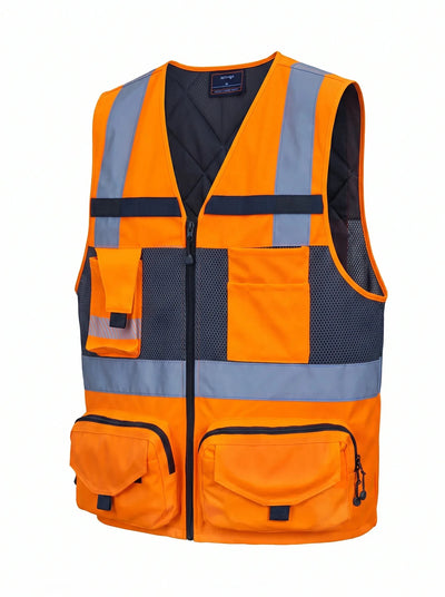 Chaleco Geólogo Activex Copper Reflectante 360° – Naranja y Verde | Anditek Chile - Anditek