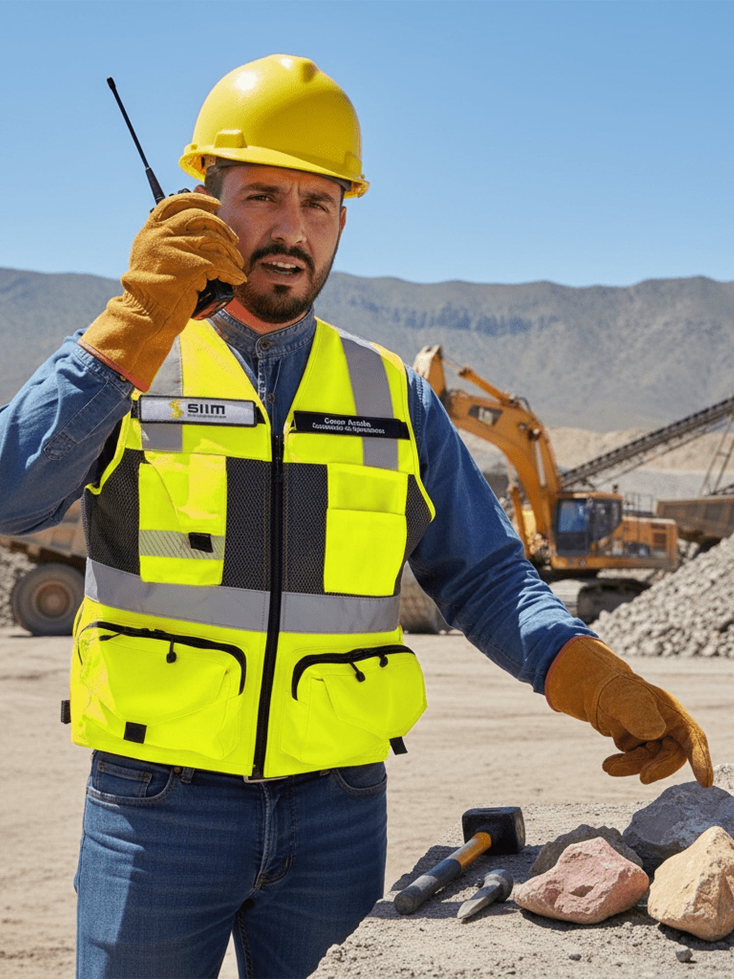 Chaleco Geólogo Activex Copper Reflectante 360º Basico - Anditek