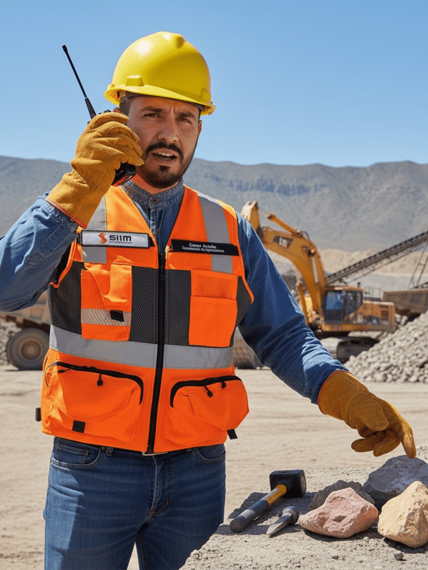 Chaleco Geólogo Activex Copper Reflectante 360º Basico - Anditek