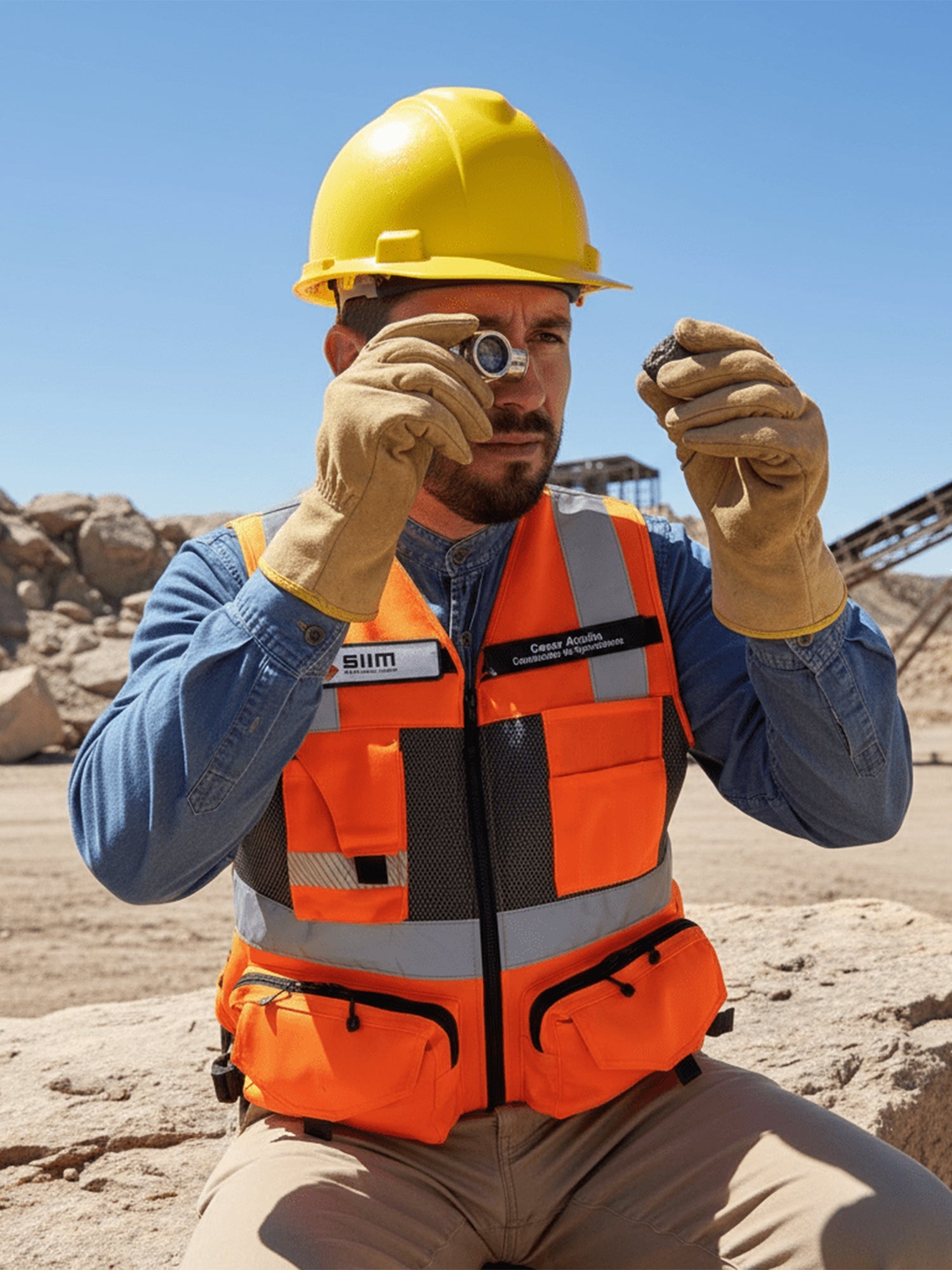 Chaleco Geólogo Activex Copper Reflectante 360º Basico - Anditek