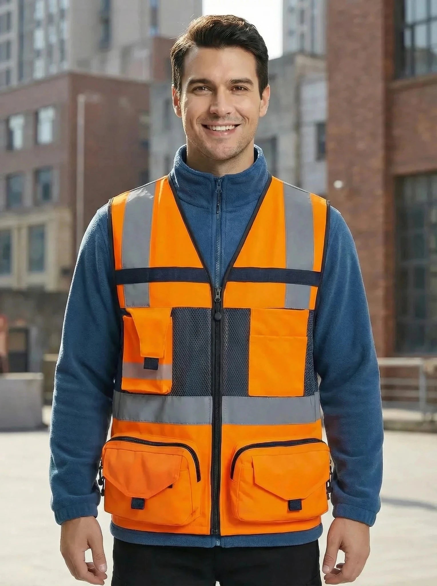 Chaleco Geólogo Activex Copper Reflectante 360º Basico - Anditek