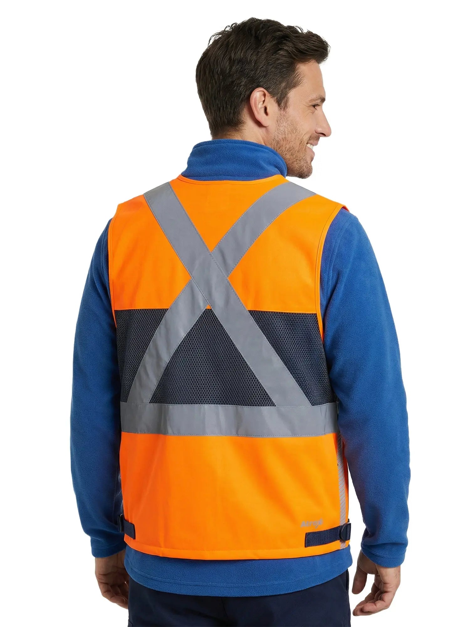 Chaleco Geólogo Activex Copper Reflectante 360° Naranja Verde