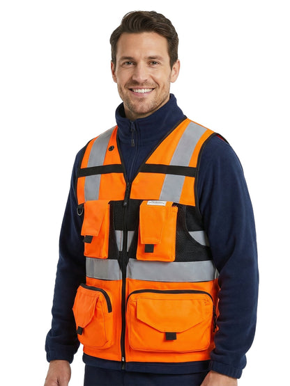 Chaleco Geólogo Alta Visibilidad Activex - Anditek
