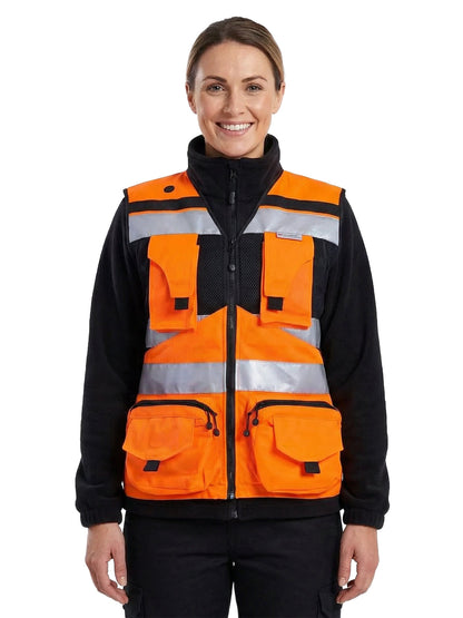 Chaleco Geólogo Mujer Miner Naranjo - Anditek