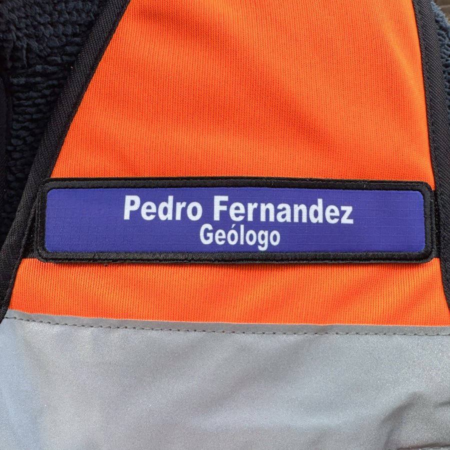 Chaleco Geólogo + Parche Logo + Parche de Identificación - Anditek