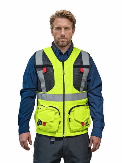 Chaleco Geólogo N1 Gamma Peregrin Unisex con Luces LED – High Vis Premium