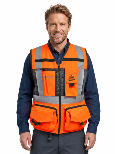 Chaleco Geólogo N1 Phoenix Peregrin Hombre – High Vis Premium