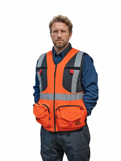 Chaleco Geólogo N1 Gamma Peregrin Unisex con Luces LED – High Vis Premium