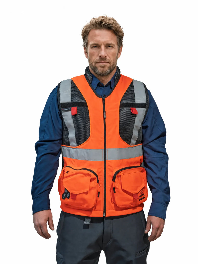 Chaleco Geólogo N1 Gamma Peregrin Unisex con Luces LED – High Vis Premium