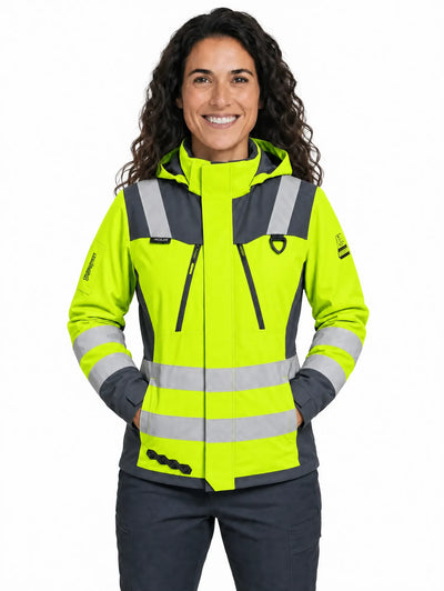 Parka Peregrin Orbital Mujer High Vis – Impermeable Térmica