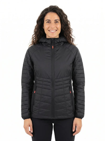 Chaqueta Híbrida Mujer OXWEAR Onyx – Thermaloft® Hidrófugo + Paneles +FLEX® Elásticos para Outdoor y Uso Diario - Anditek