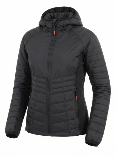 Chaqueta Híbrida Mujer OXWEAR Onyx – Thermaloft® Hidrófugo + Paneles +FLEX® Elásticos para Outdoor y Uso Diario - Anditek