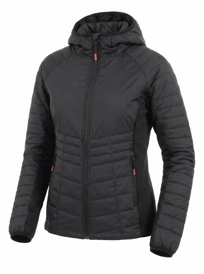 Chaqueta Híbrida Mujer OXWEAR Onyx – Thermaloft® Hidrófugo + Paneles +FLEX® Elásticos para Outdoor y Uso Diario - Anditek