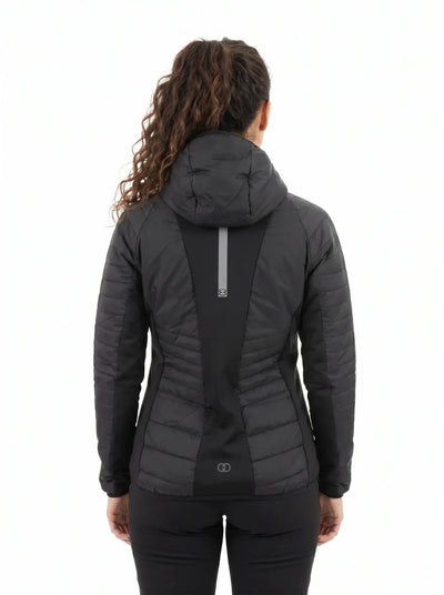 Chaqueta Híbrida Mujer OXWEAR Onyx – Thermaloft® Hidrófugo + Paneles +FLEX® Elásticos para Outdoor y Uso Diario - Anditek