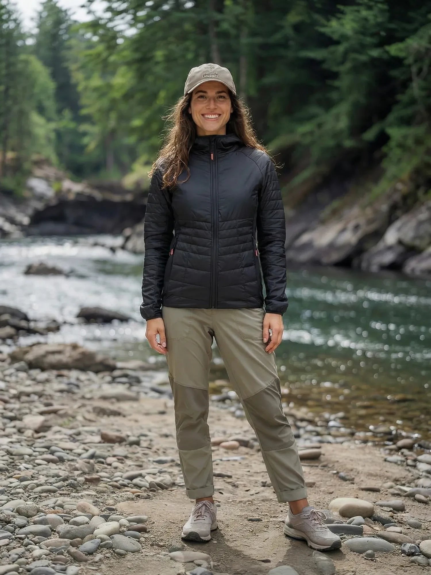 Chaqueta Híbrida Mujer OXWEAR Onyx – Thermaloft® Hidrófugo + Paneles +FLEX® Elásticos para Outdoor y Uso Diario - Anditek