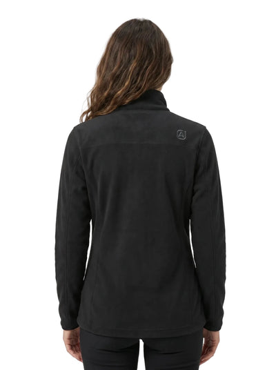 Chaqueta Micropolar Mujer Absolute Zero Polartec® W - 4600 – Hidrofóbica Antipilling Negro Chile - Anditek