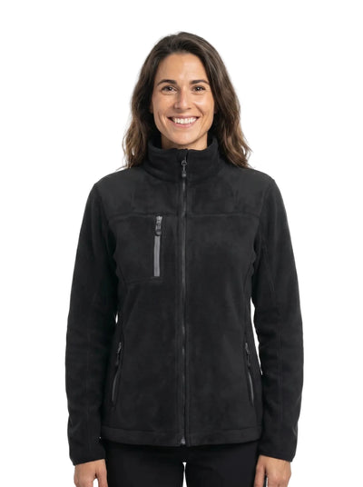 Chaqueta Micropolar Mujer Absolute Zero Polartec® W - 4600 – Hidrofóbica Antipilling Negro Chile - Anditek