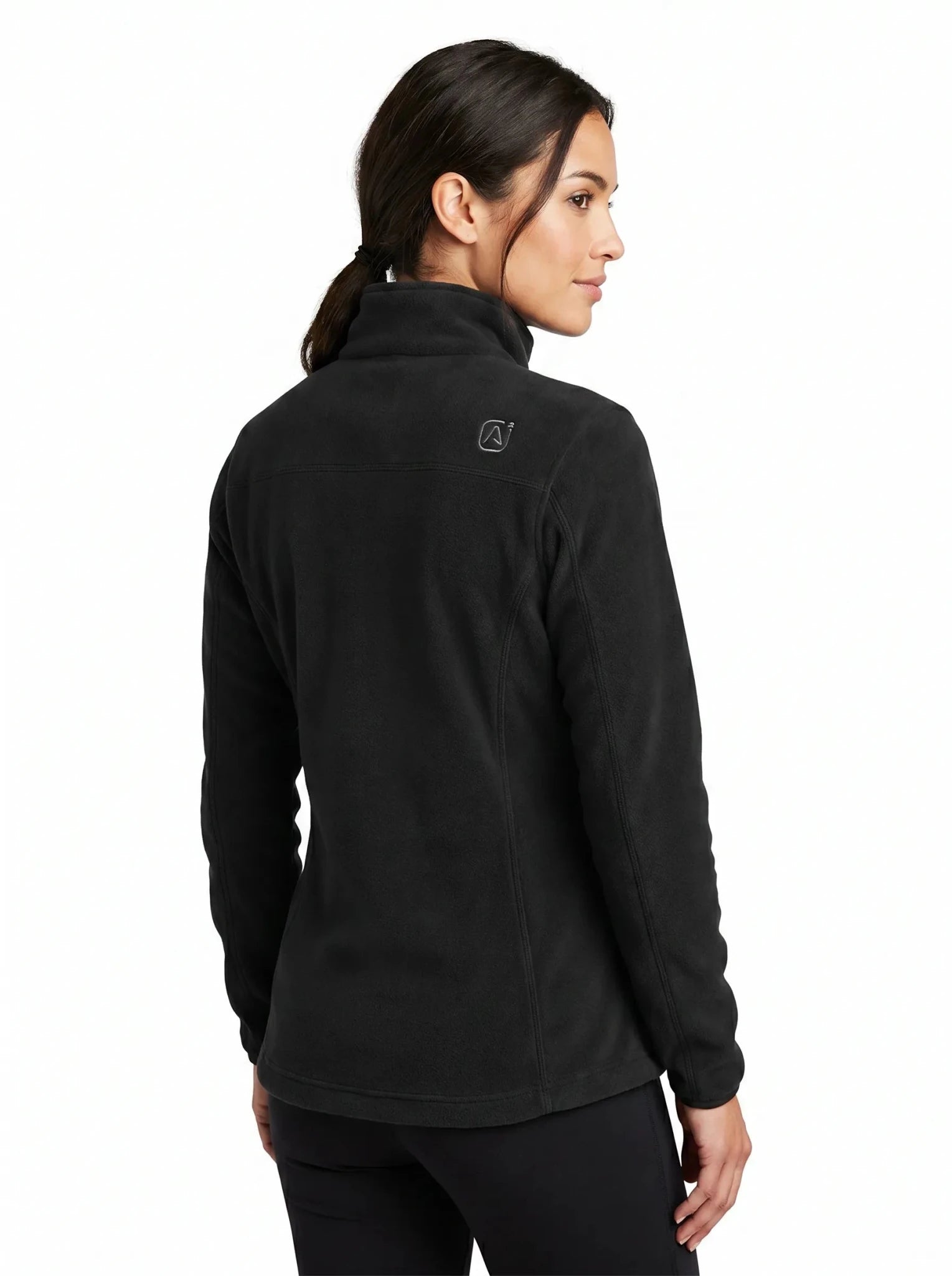 Chaqueta Micropolar Mujer Absolute Zero Polartec® W - 4600 – Hidrofóbica Antipilling Negro Chile - Anditek