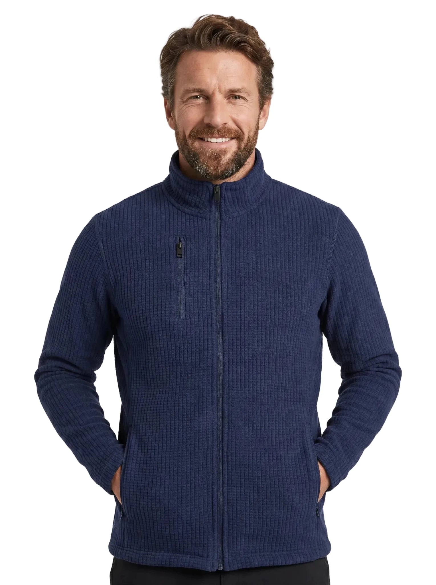Chaqueta Polar Panal Corporativa Culpeo Hombre Anditek – Térmica Texturizada - Anditek