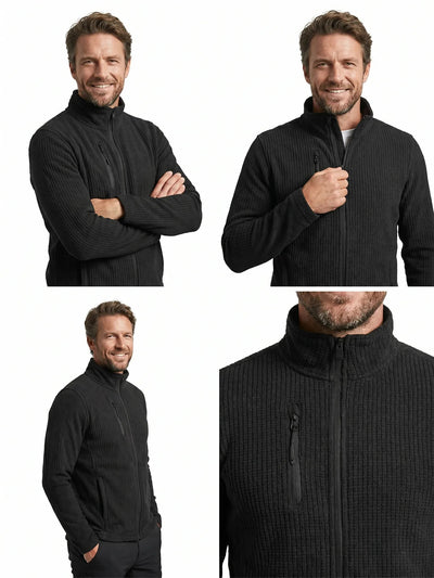 Chaqueta Polar Panal Corporativa Culpeo Hombre Anditek – Térmica Texturizada - Anditek