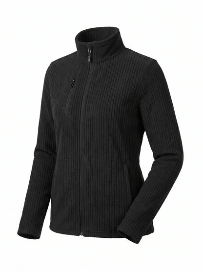 Chaqueta Polar Panal Corporativa Culpeo Mujer – Térmica Texturizada Anditek - Anditek