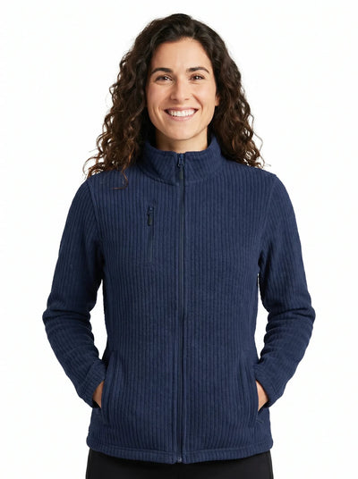 Chaqueta Polar Panal Corporativa Culpeo Mujer – Térmica Texturizada Anditek - Anditek