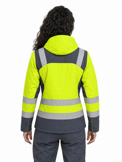 Parka Peregrin Orbital Mujer High Vis – Impermeable Térmica