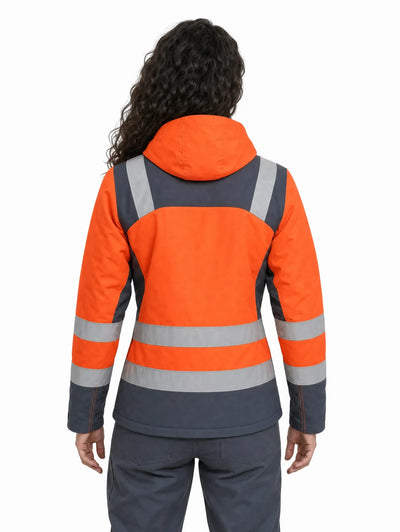 Parka Peregrin Orbital Mujer High Vis – Impermeable Térmica