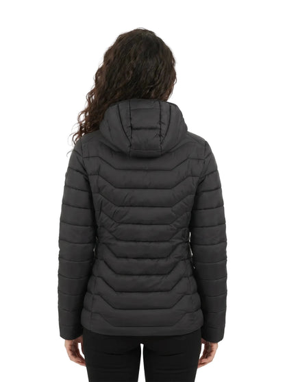 Chaqueta Térmica Mujer OXWEAR Goldstrike – Thermaloft® Hidrófugo, Gorro Desmontable y Diseño Ultra Liviano para Invierno - Anditek
