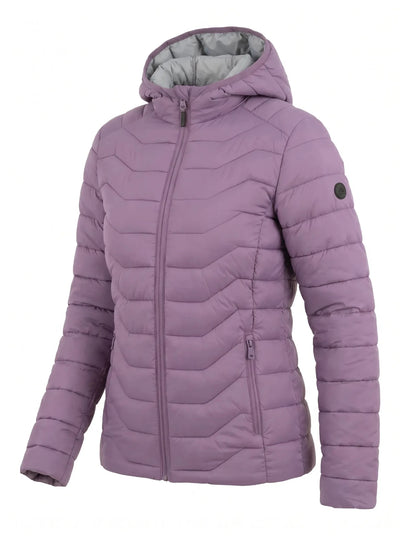 Chaqueta Térmica Mujer OXWEAR Goldstrike – Thermaloft® Hidrófugo, Gorro Desmontable y Diseño Ultra Liviano para Invierno - Anditek