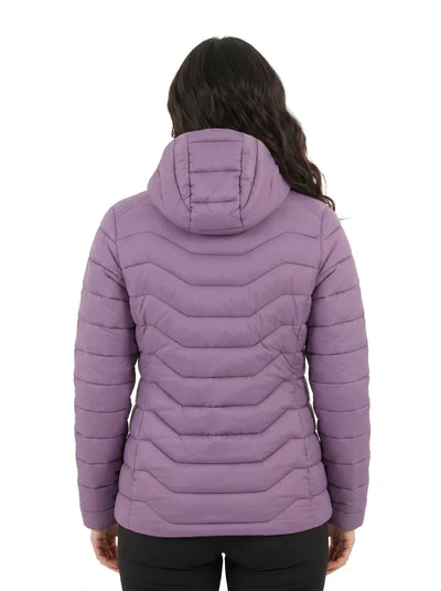 Chaqueta Térmica Mujer OXWEAR Goldstrike – Thermaloft® Hidrófugo, Gorro Desmontable y Diseño Ultra Liviano para Invierno - Anditek