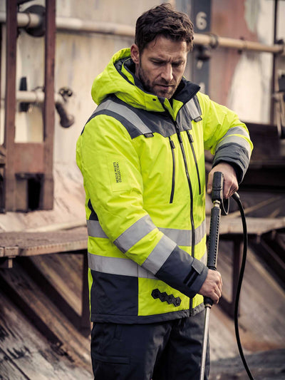 Parka Peregrin Orbital Hombre High Vis – Impermeable Térmica