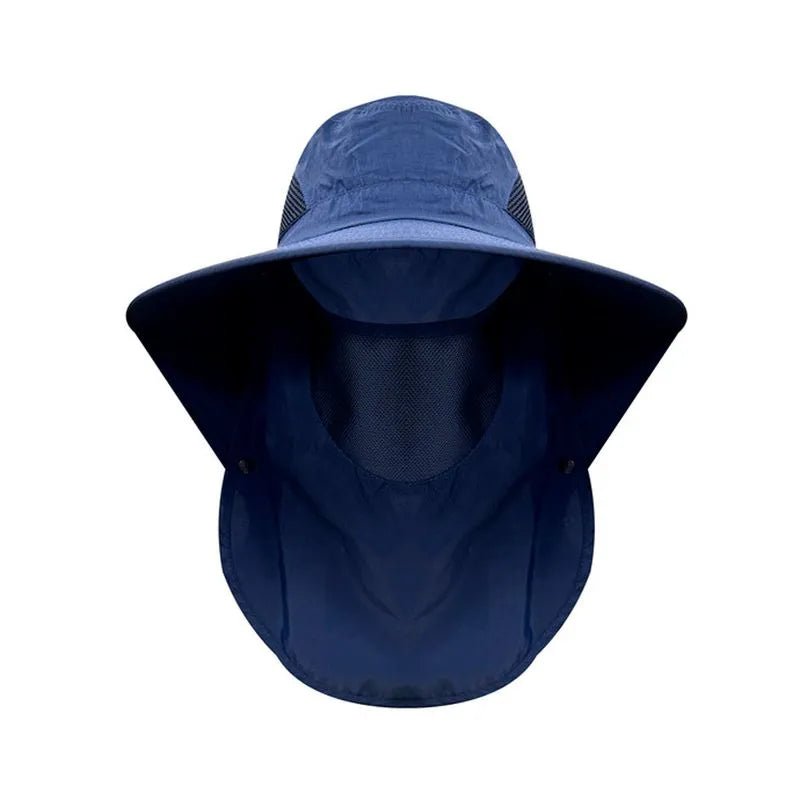 Gorro Legionario Azul con Cubrenuca y Tapa Boca – Protección UV - Anditek