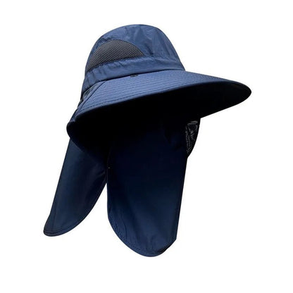 Gorro Legionario Azul con Cubrenuca y Tapa Boca – Protección UV - Anditek