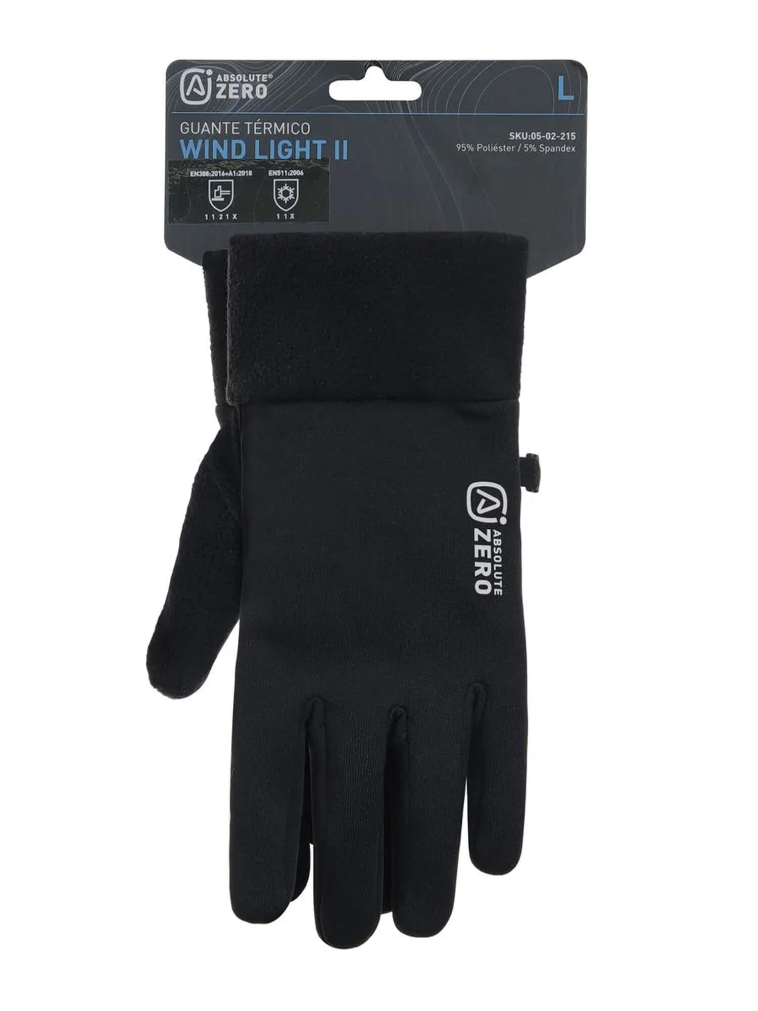 Guante Térmico Wind Light II Absolute Zero — Liviano, Touchscreen y Antideslizante para Frío | EN 511